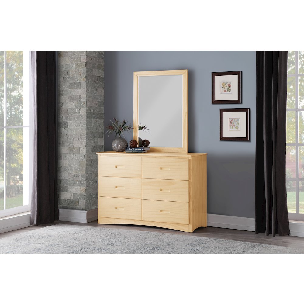 Bartly Pine Dresser in Natural Pine. Picture 2