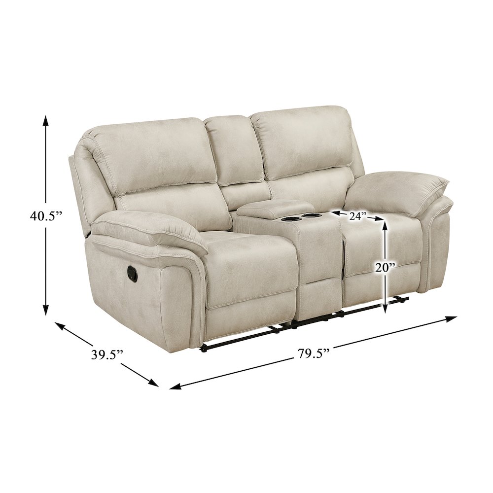 Dublin Chenille Love Seat in Dark Pewter. Picture 5