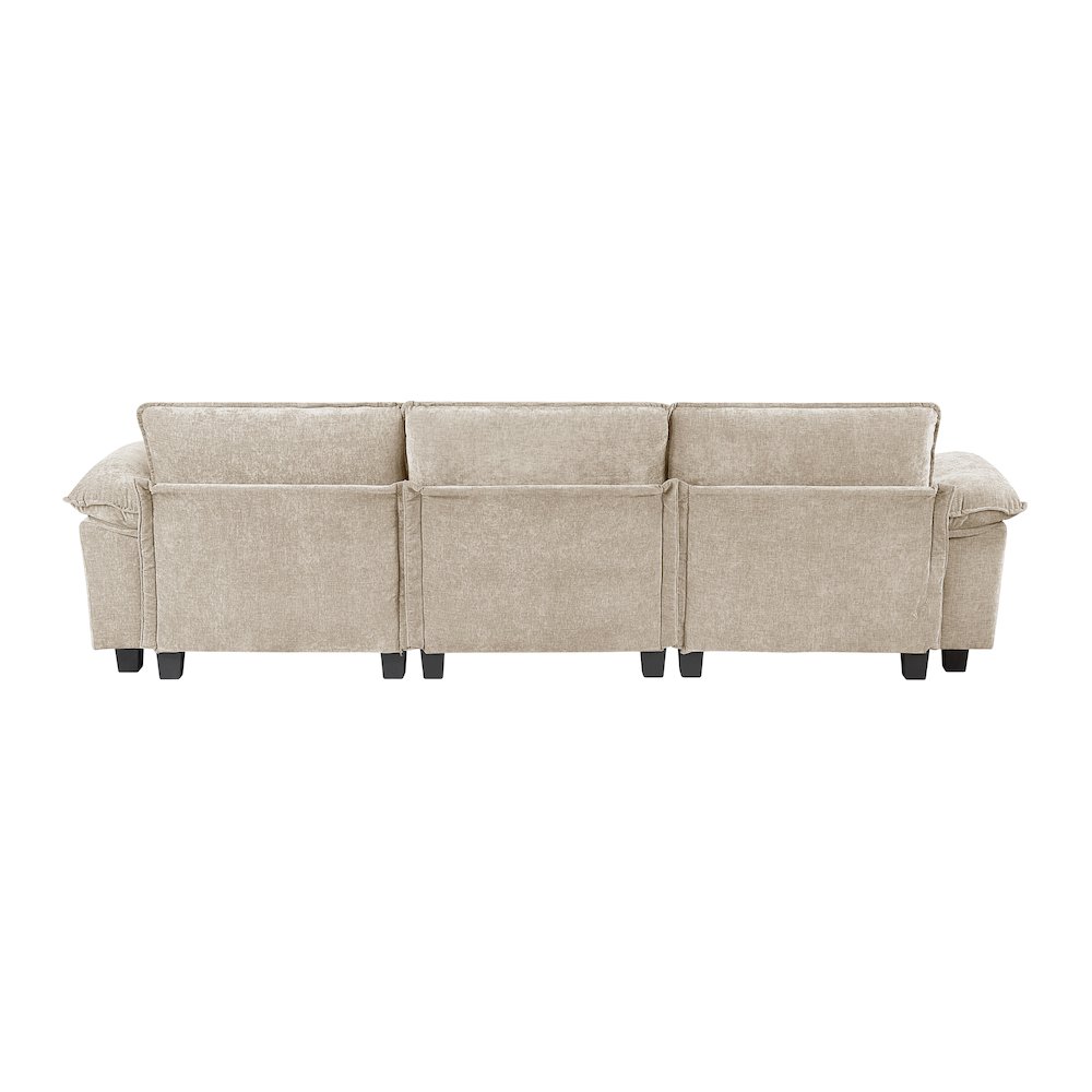 Dublin Chenille Sofa in Taupe. Picture 3