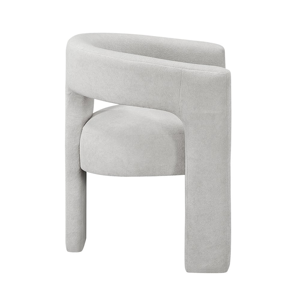 Marais Boucle Dining Chairs, Set of 2 in Light Gray. Picture 7