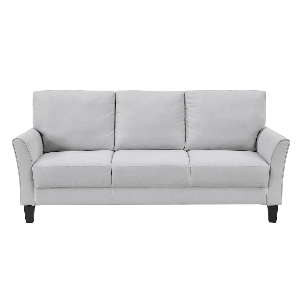 Aliana Textured Sofa in Gray. Picture 5