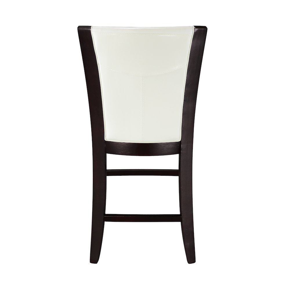 Daisy Wood Counter Height Dining Chair, set of 2 in White. Picture 3