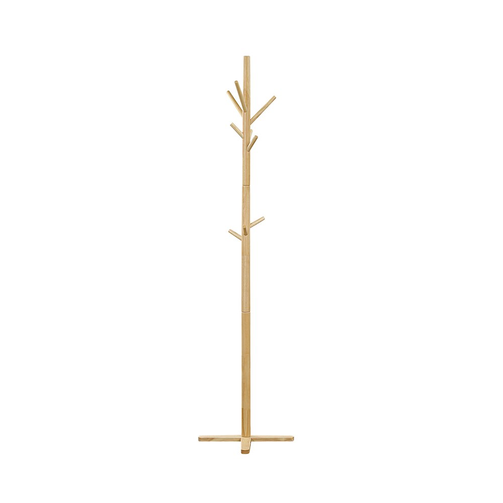 Jack Rubberwood Coat Rack in Natural. Picture 3