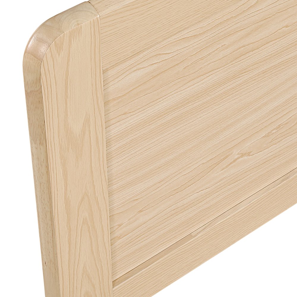 Carter Asian Hardwood Full Platform Bed in Natural. Picture 11