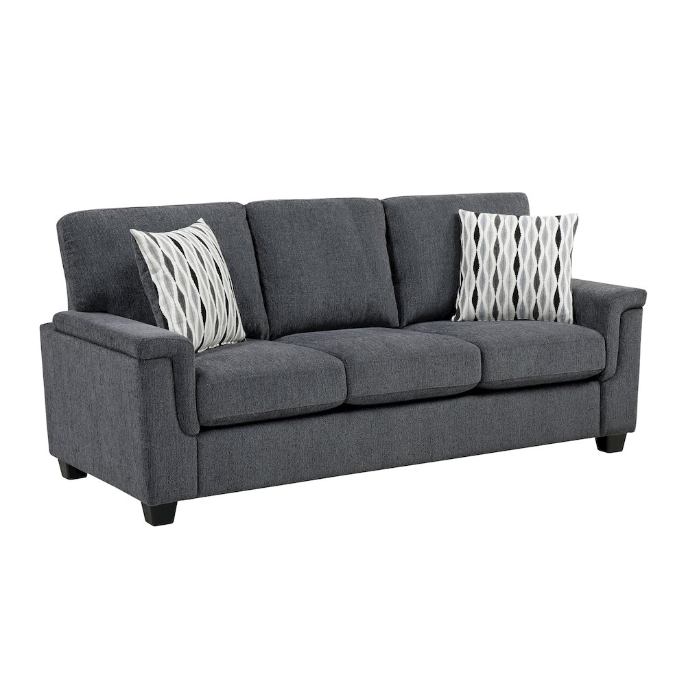 Chelsea Chenille Sofa in Dark Gray. Picture 1