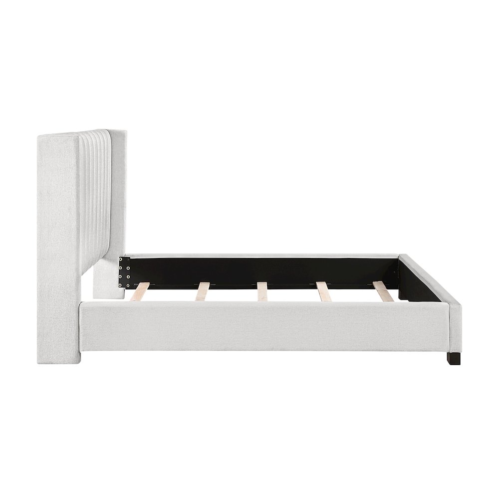 Emerson Textured California King Bed in a Box in Beige. Picture 10