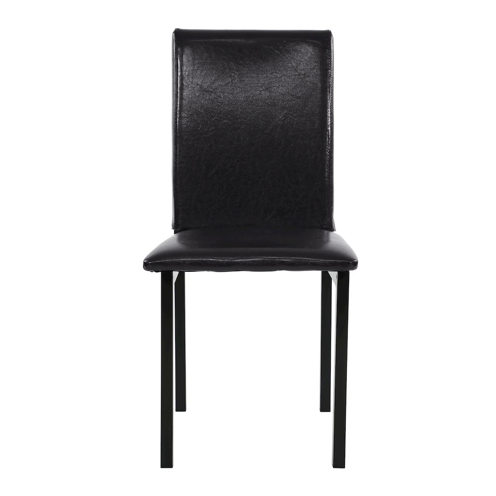Tempe Metal Dining Room Chair, Set of 4 in Black Finish. Picture 5