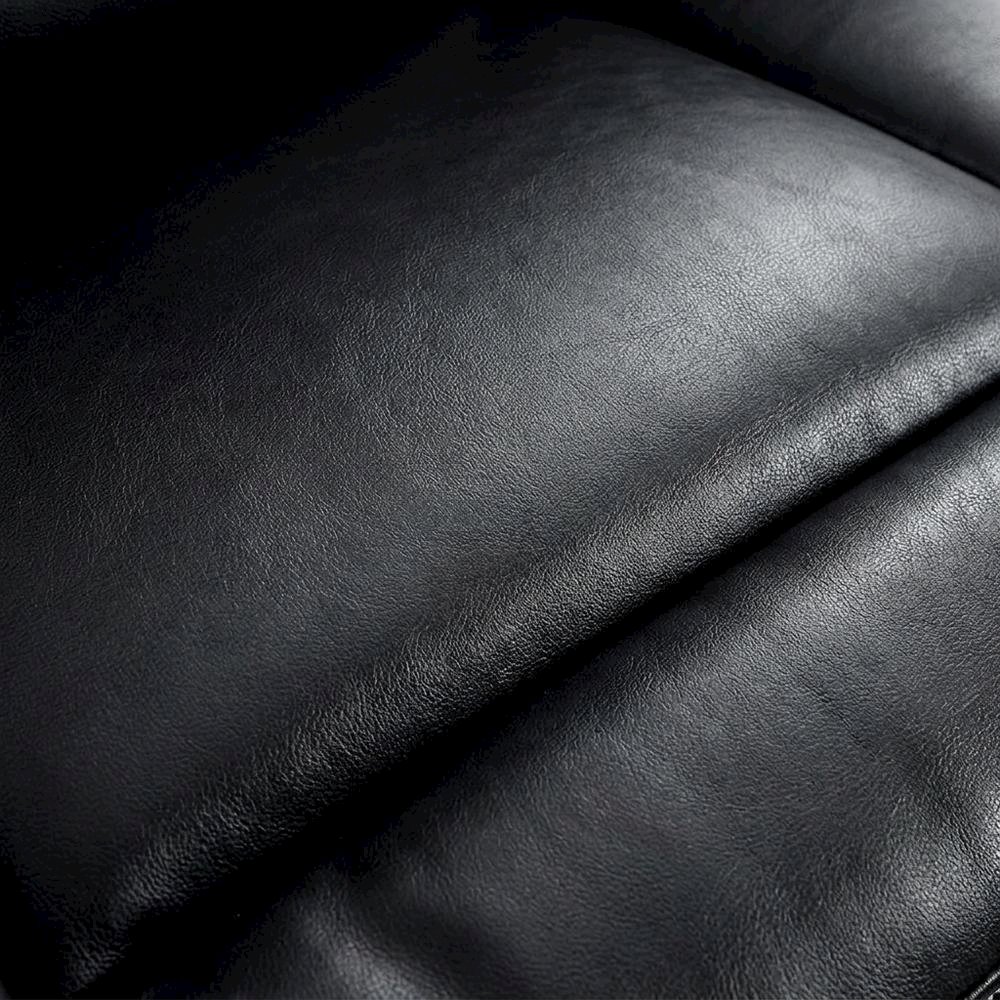 Faux Leather Double Glider Reclining Loveseat, Recliner Couch, Black. Picture 6