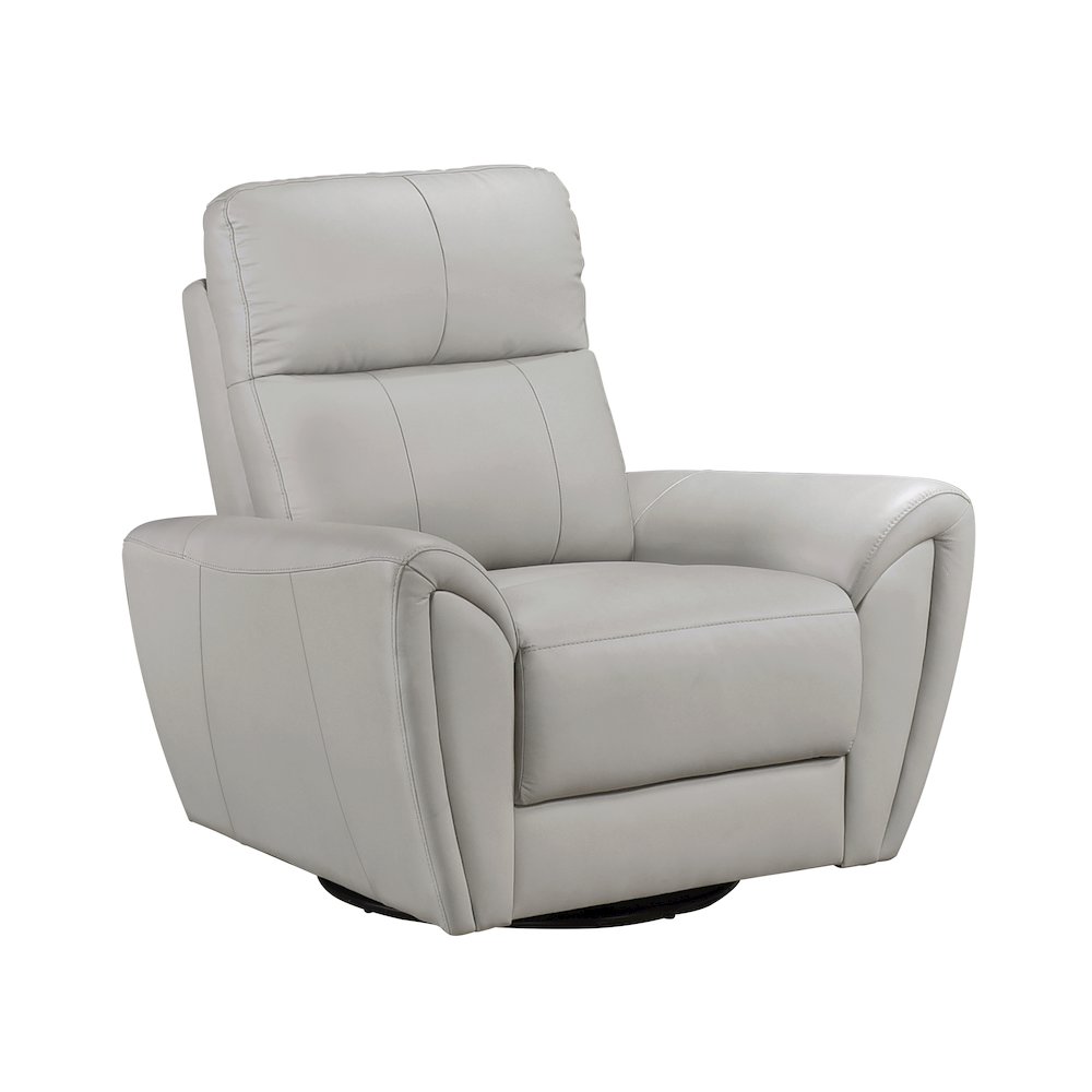 Essex Leather Swivel Glider Chair In. Picture 1