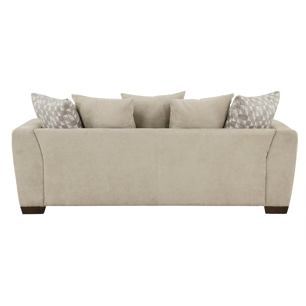 Hume Chenille Sofa In Light Brown. Picture 3