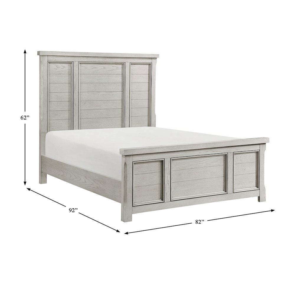 Providence Acacia California King Bed in Antique White. Picture 6