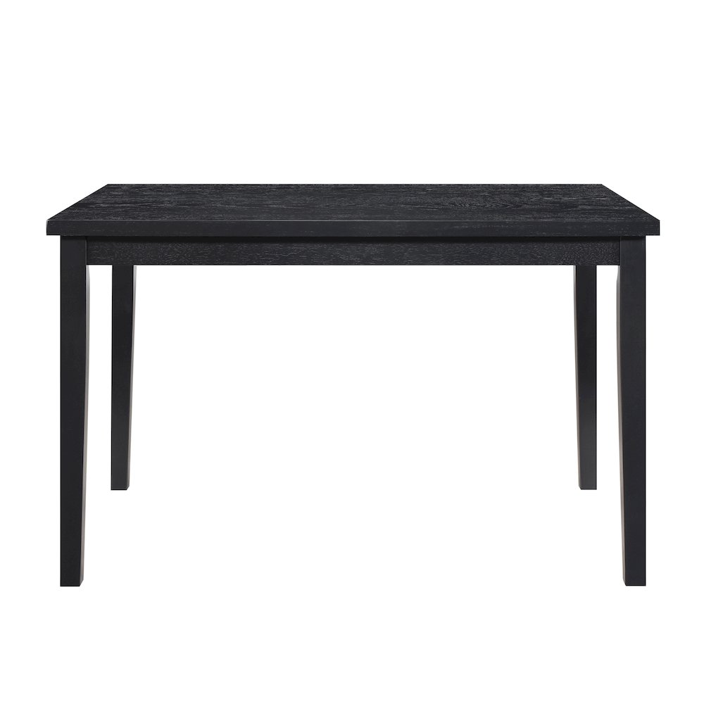 Andreas Wood Dining Room Table in Black. Picture 3