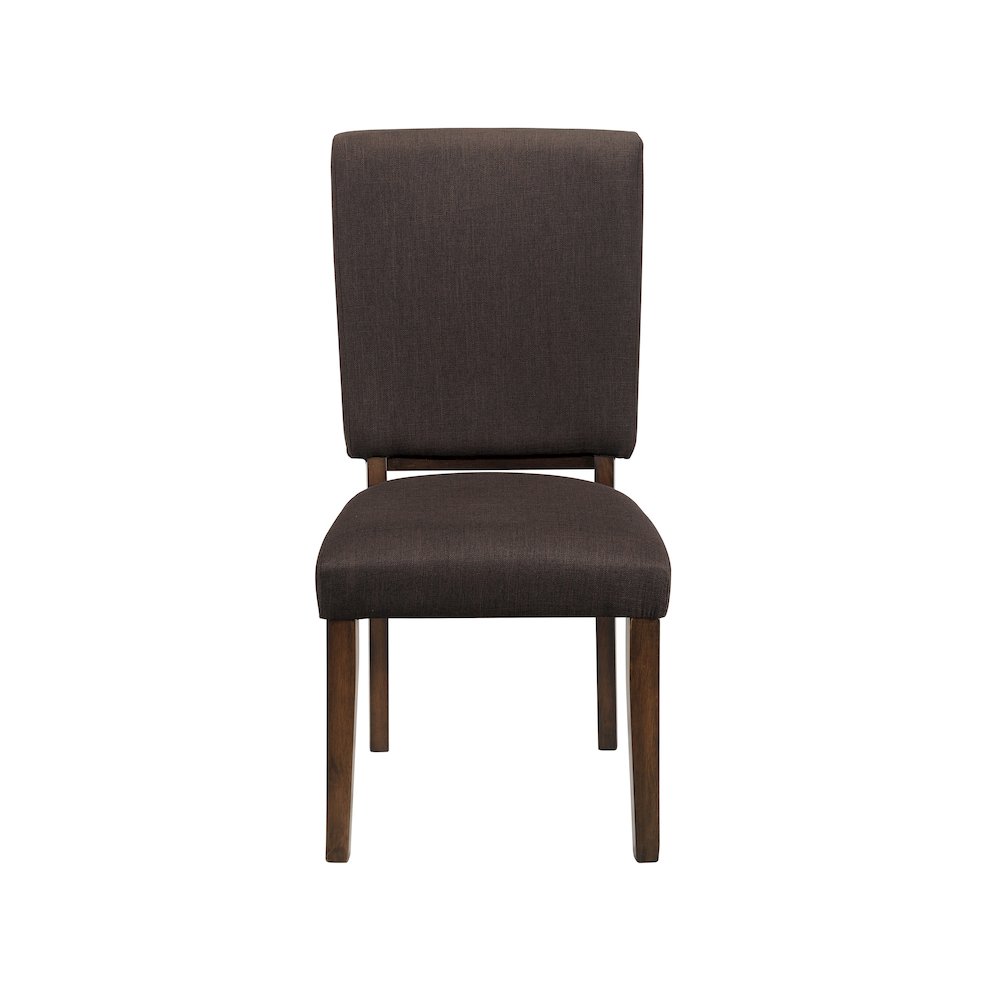 Sedley Fabric Dining Room Chair, Set of 2 in Chocolate. Picture 3