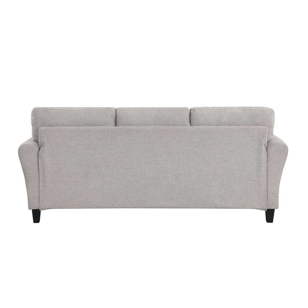 Ellery Textured Fabric Sofa In Sand. Picture 1