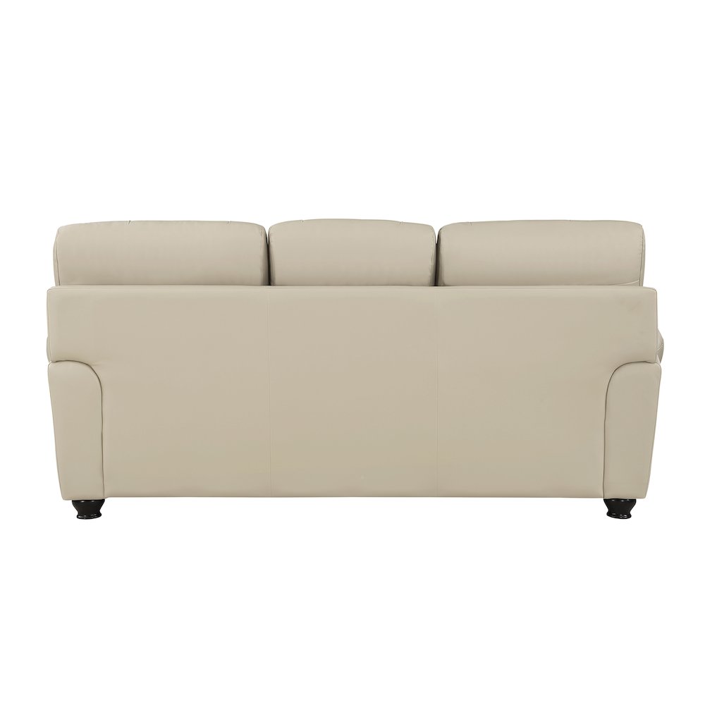 Foxborough Leather Sofa In Cream. Picture 3