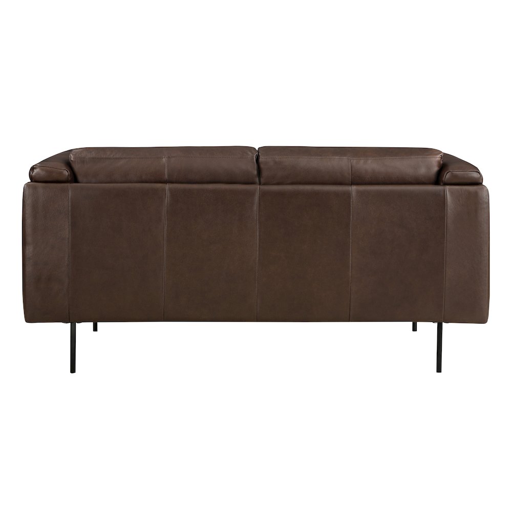 Soren leather love seat. Picture 3