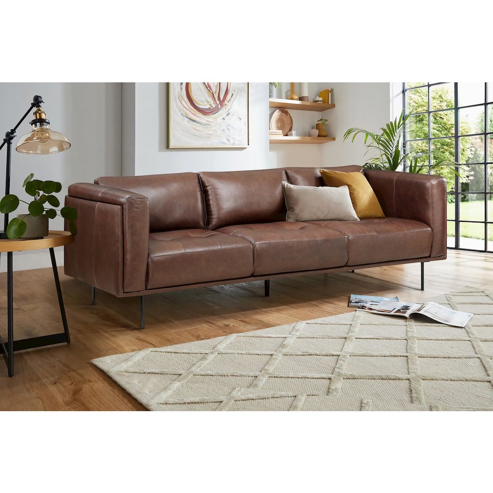 Soren leather sofa. Picture 2