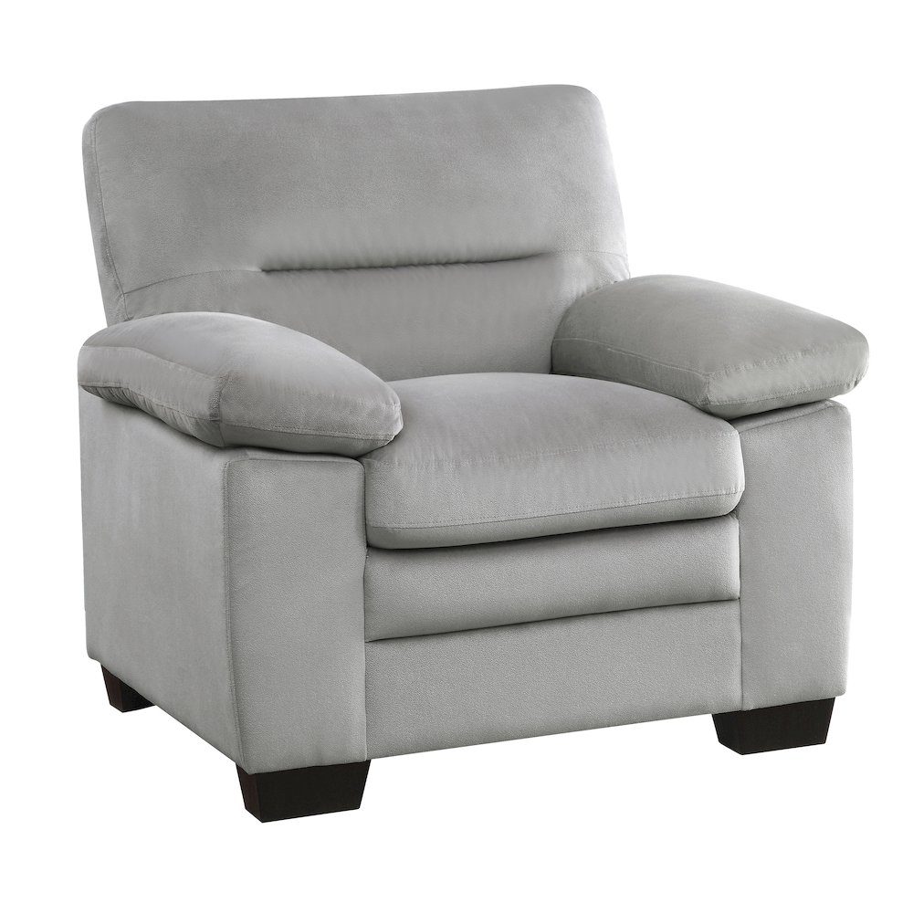 Keighly Textured Arm Chair In Gray. Picture 1