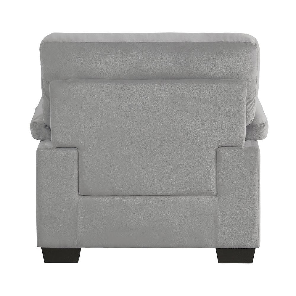 Keighly Textured Arm Chair In Gray. Picture 3