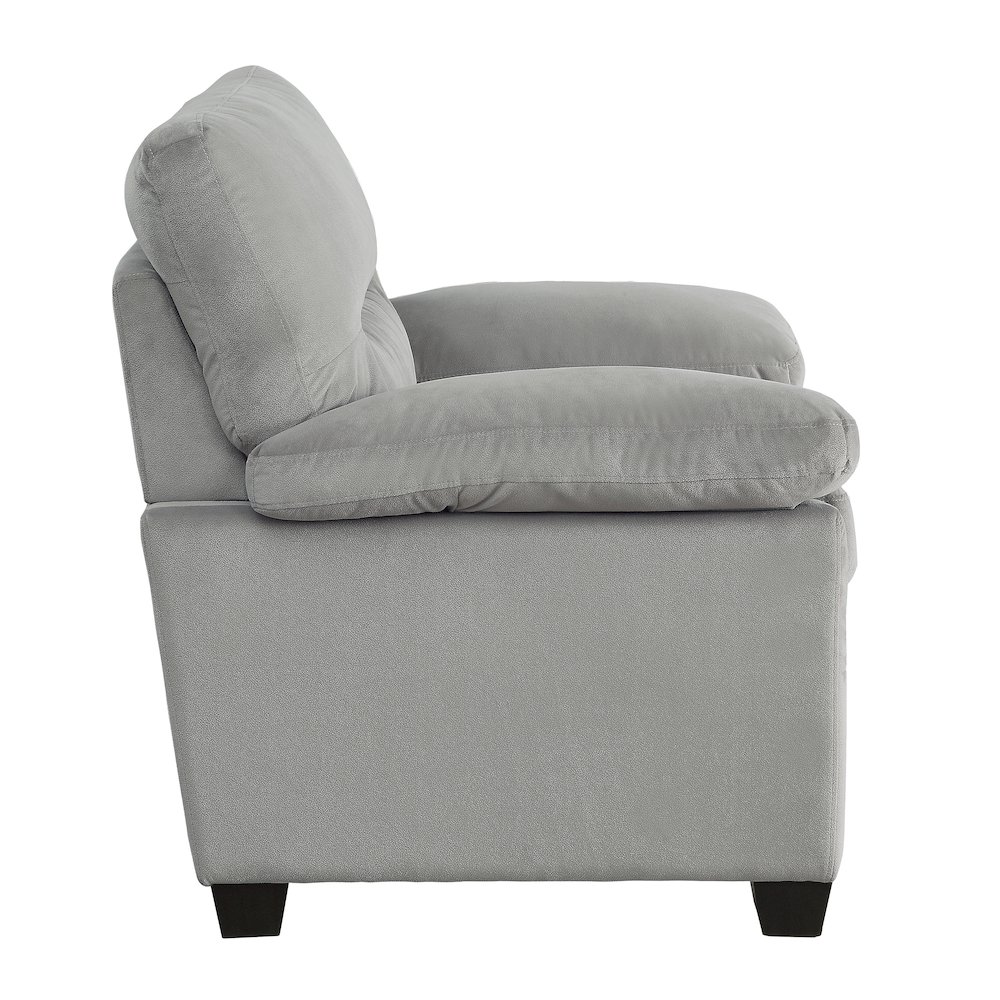 Keighly Textured Arm Chair In Gray. Picture 5