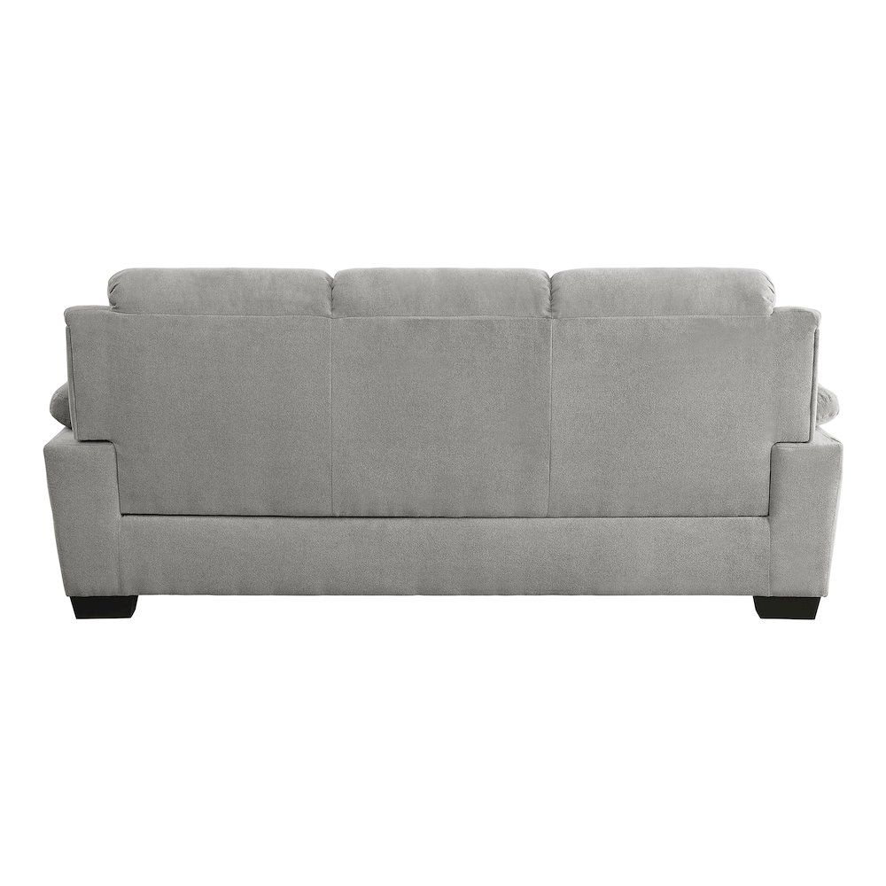 Holleman Textured Fabric Sofa In Gray. Picture 3