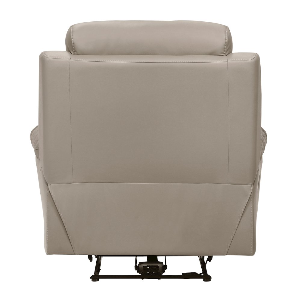 Hancock Leather Power Reclining Chair In Latte. Picture 3
