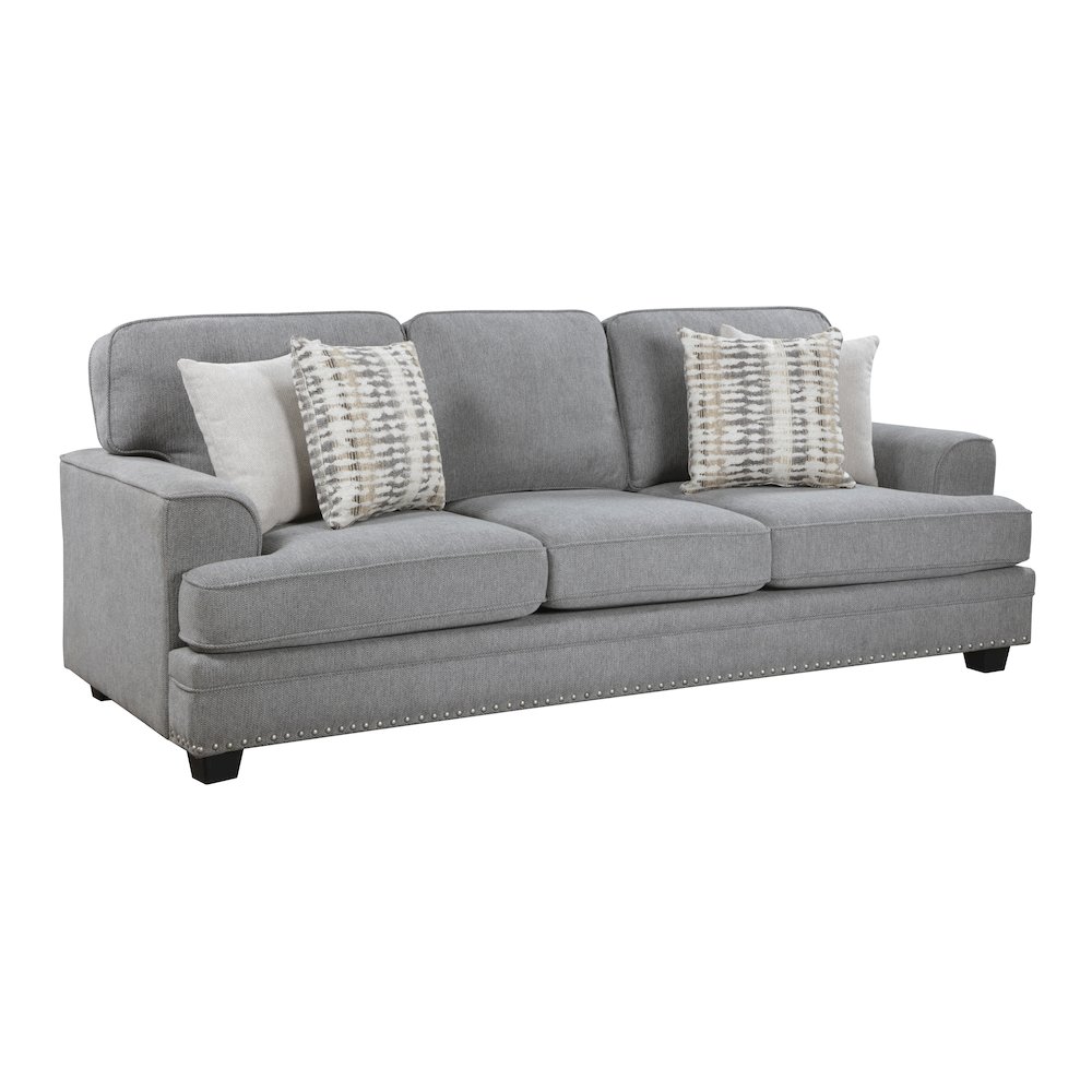 Lexicon Bradford Chenille Sofa in Gray. Picture 1