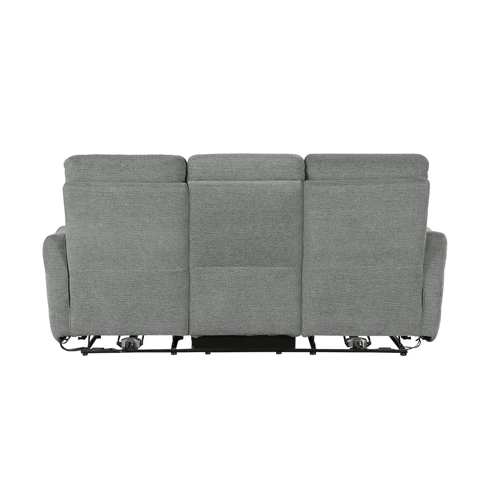 Edition Chenille Power Double Reclining Sofa In Gray. Picture 3