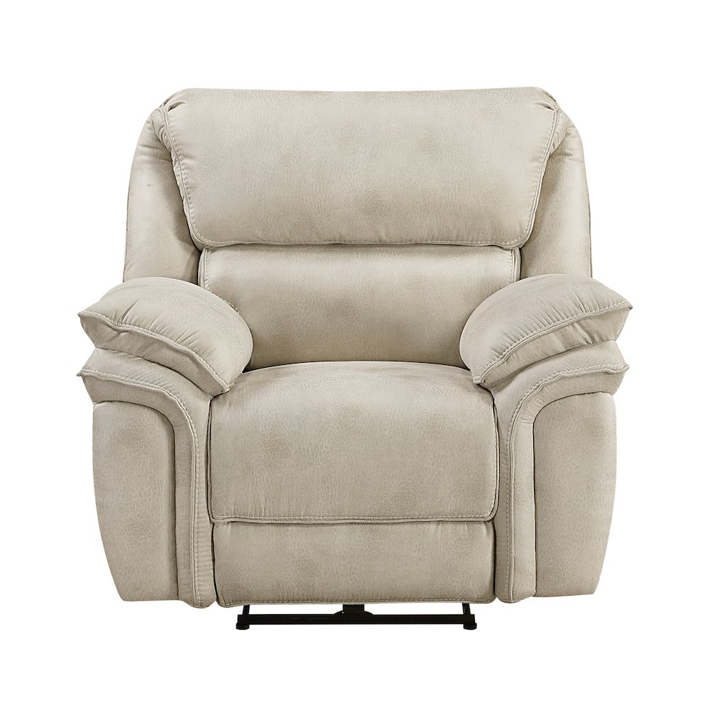 Proctor Microfiber Power Reclining Chair in Sand. Picture 4