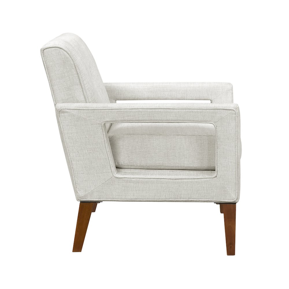 Belfort Chenille Chair in Beige. Picture 8