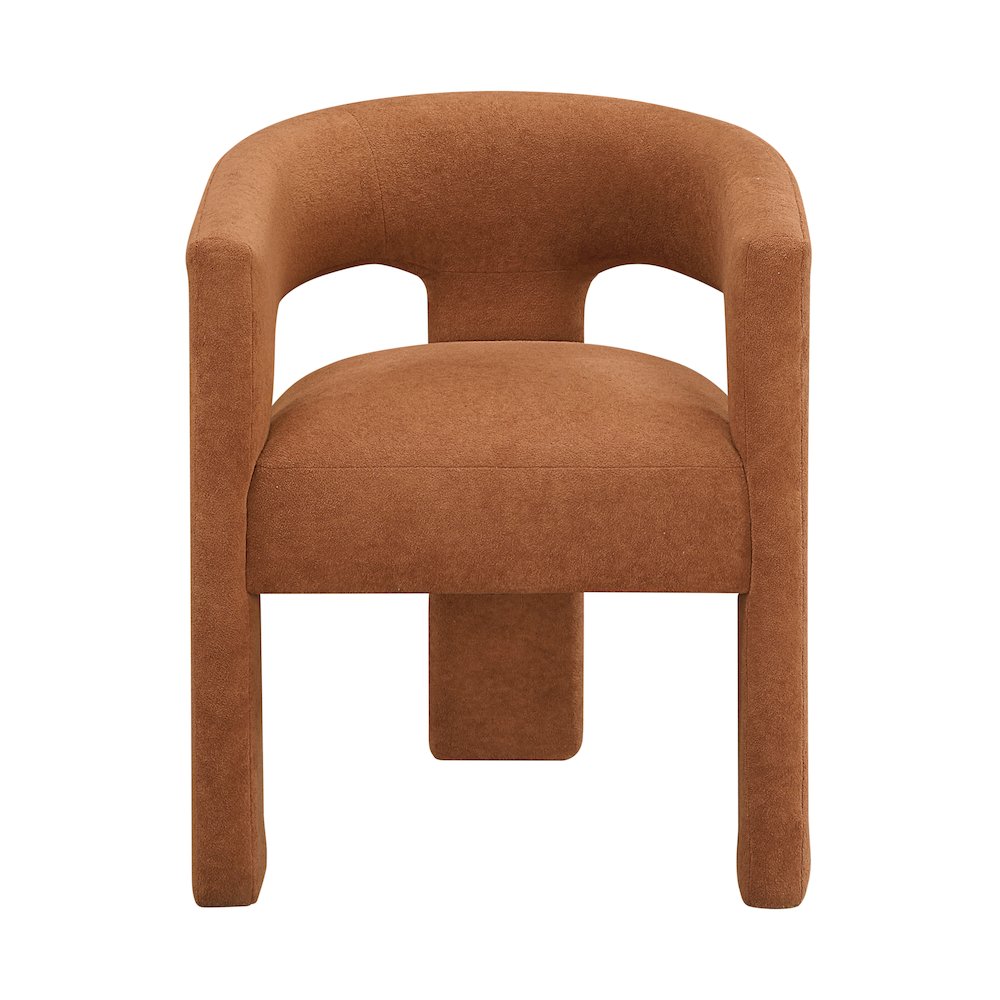 Marais Boucle Dining Chairs, Set of 2 in Orange. Picture 5