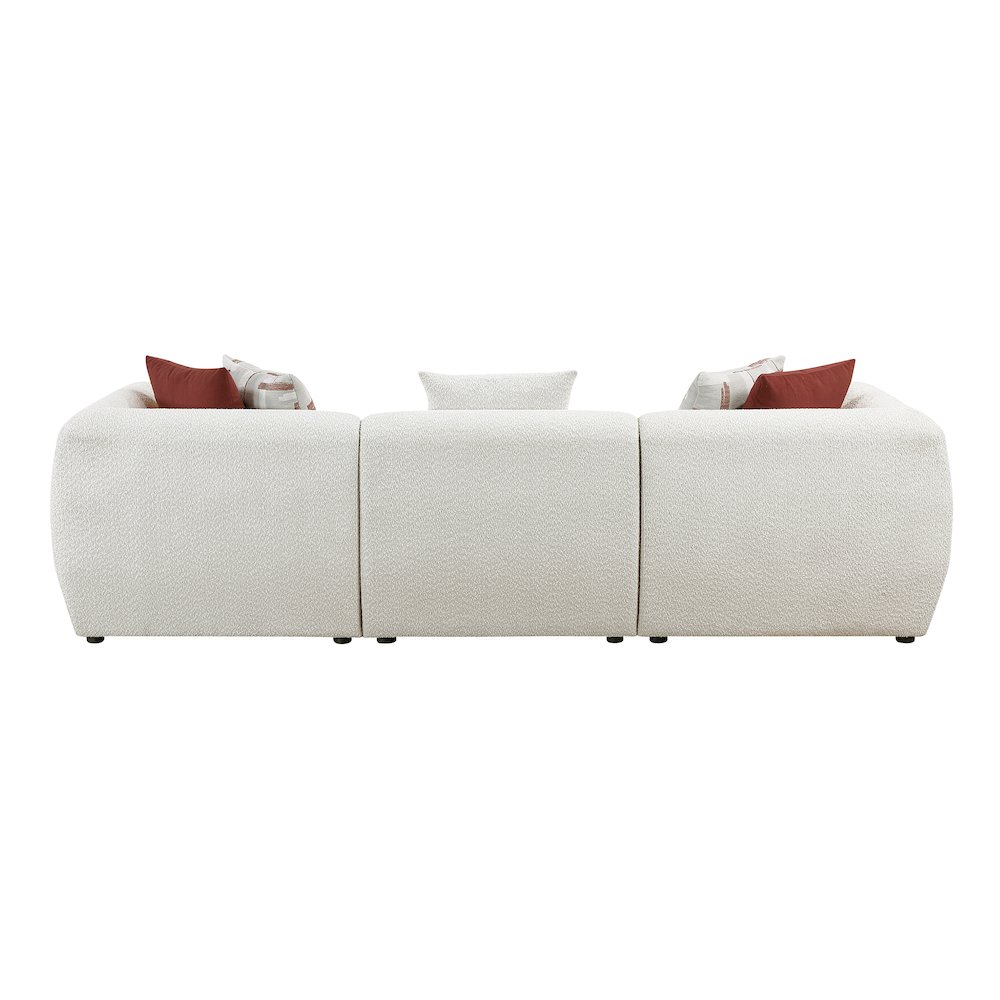 Franz Chenille Sofa in Beige. Picture 3