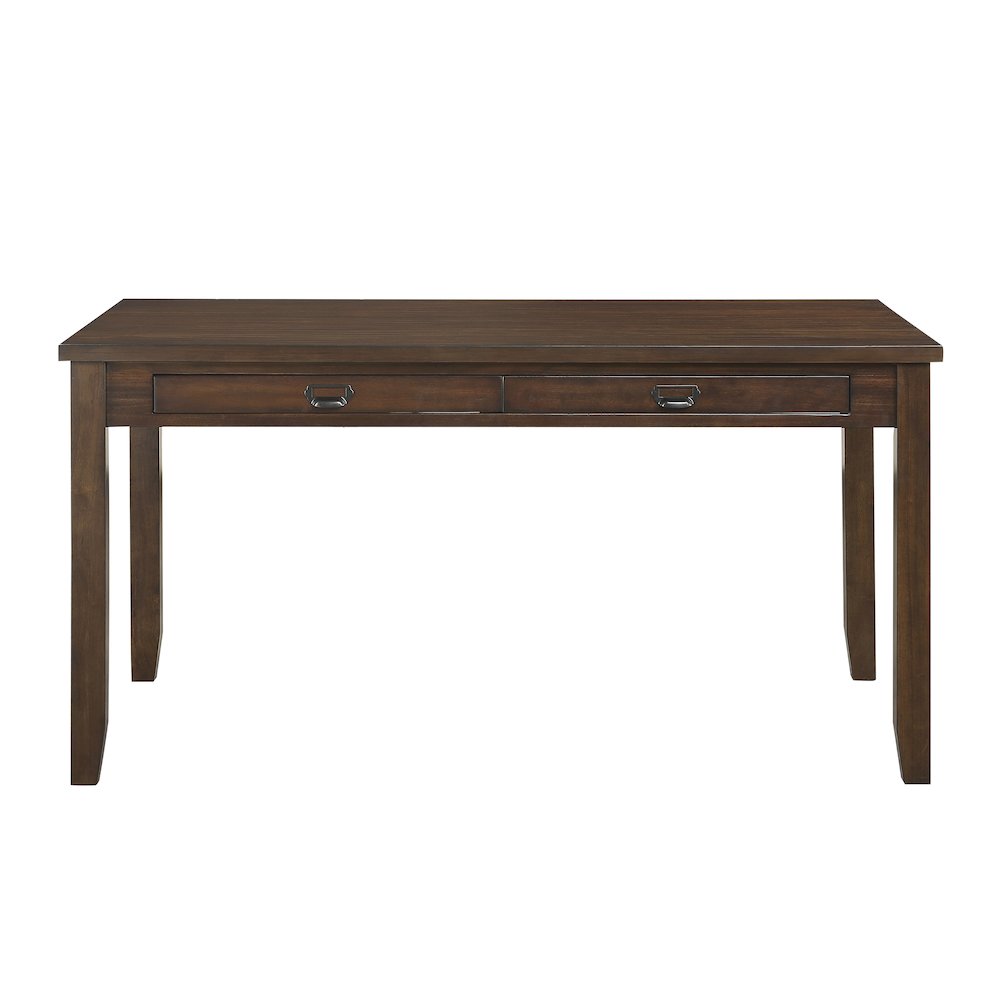 Binghampton Wood Dining Room Table in Dark cherry. Picture 3