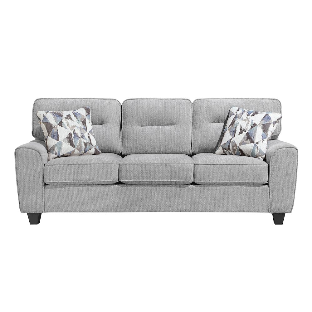 Bennett Chenille Sofa in Gray. Picture 4
