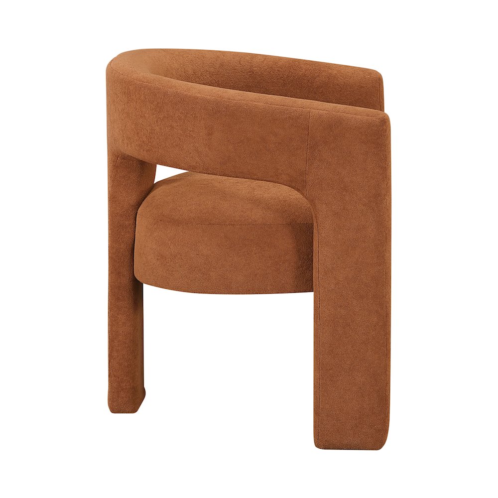 Marais Boucle Dining Chairs, Set of 2 in Orange. Picture 7