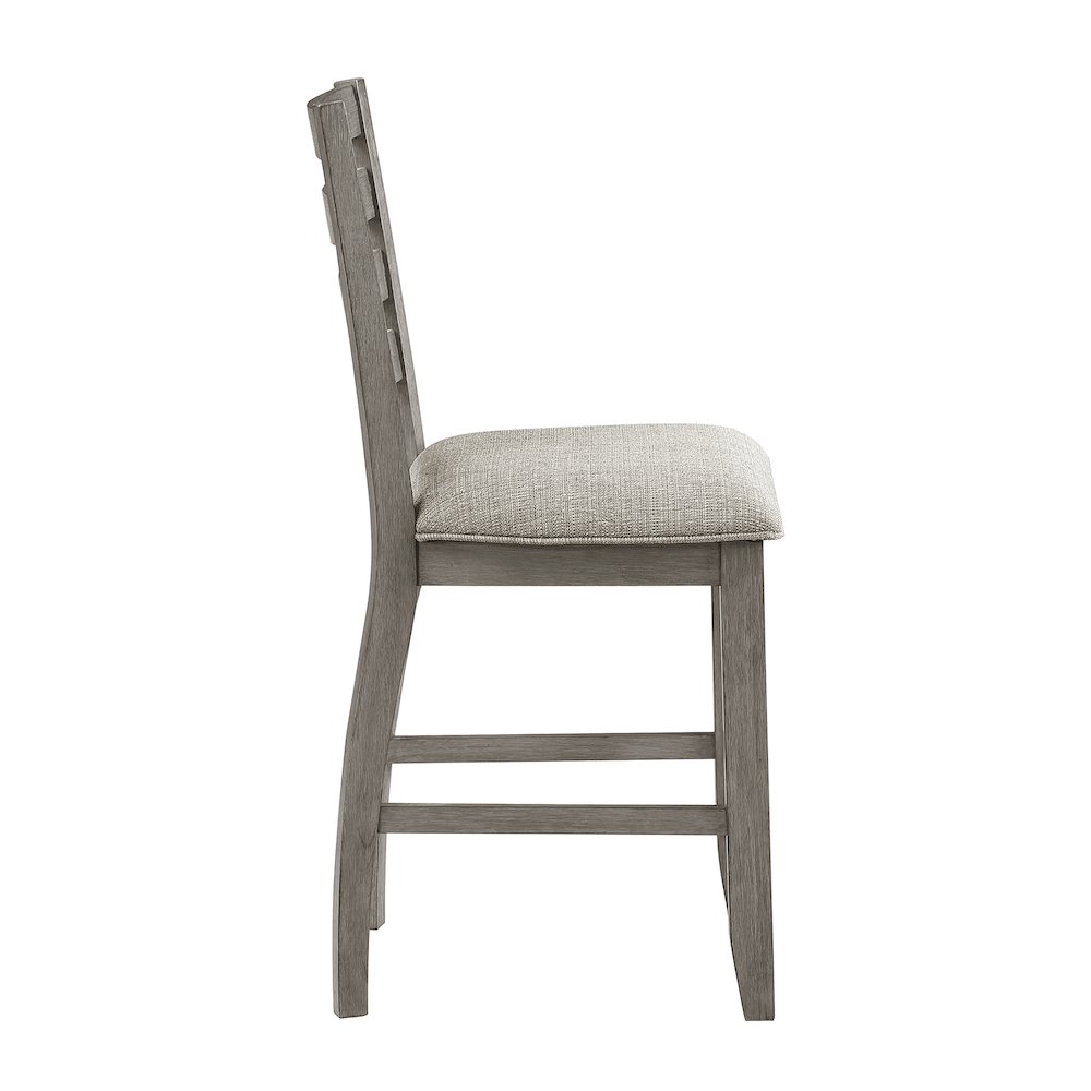 Tigard Textured Counter Height Chair, set of 2 in Beige. Picture 5