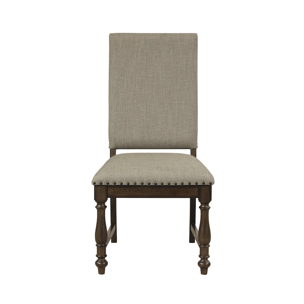 Stonington Textured Dining Side Chair, Set of 2 in Beige. Picture 3