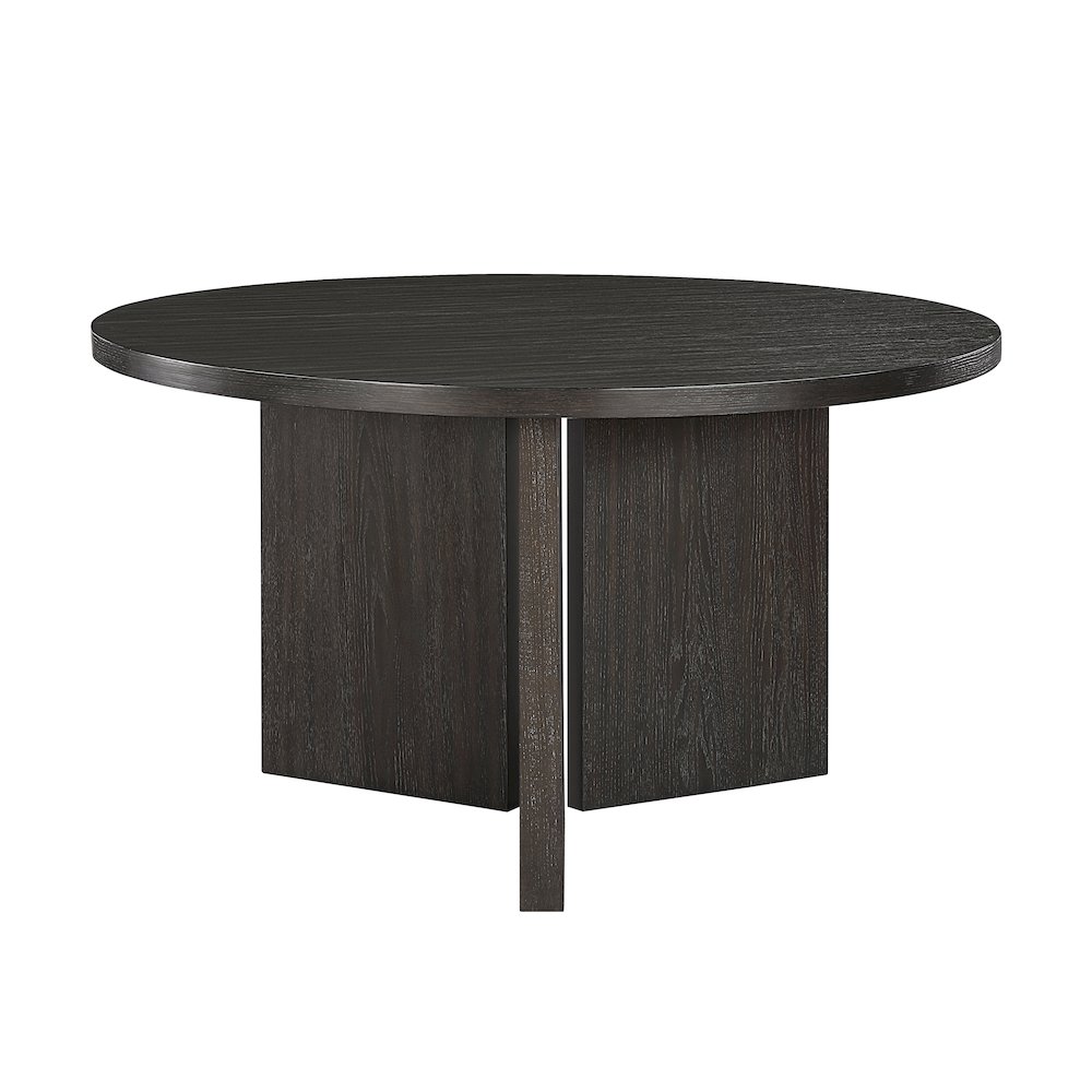 Marais Asian Hardwood 5-Piece Dining Set in Ebony. Picture 2