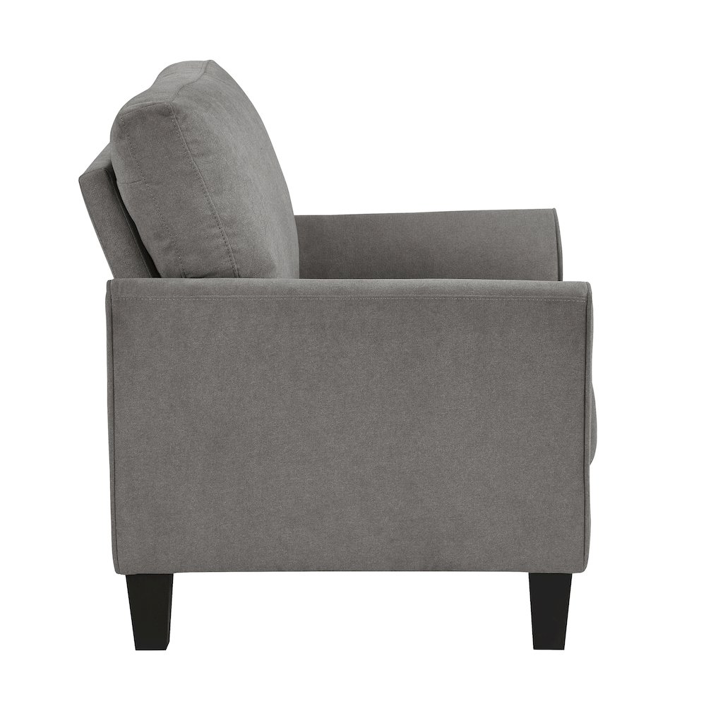 Aliana Textured Chair in Chocolate. Picture 8