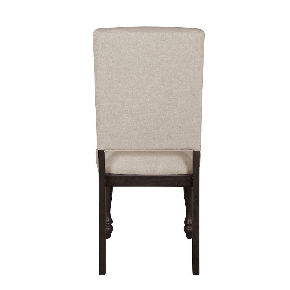 Begonia Wood Dining Room Side Chair, set of 2 in Beige. Picture 4