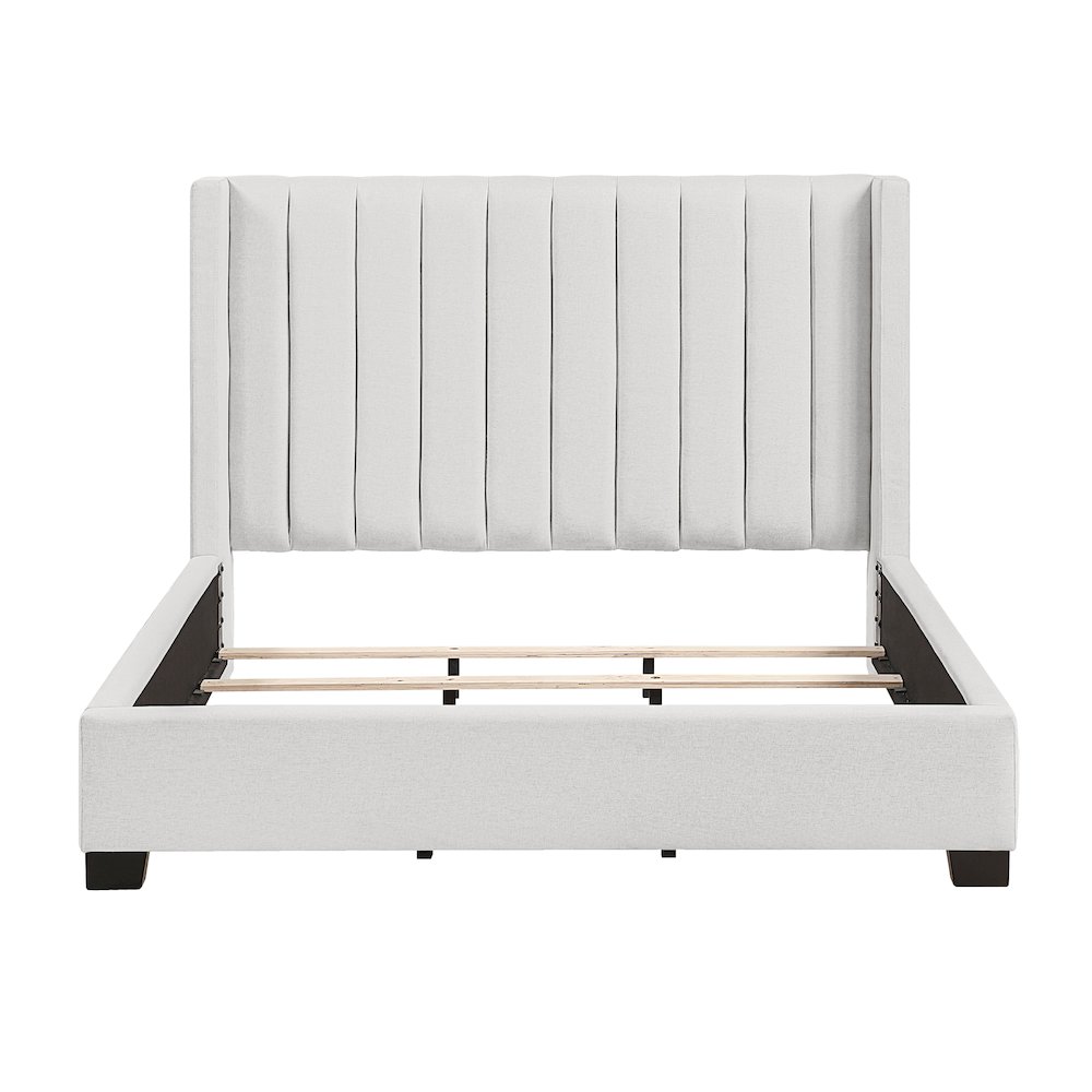 Emerson Textured Queen Bed in a Box in Beige. Picture 7