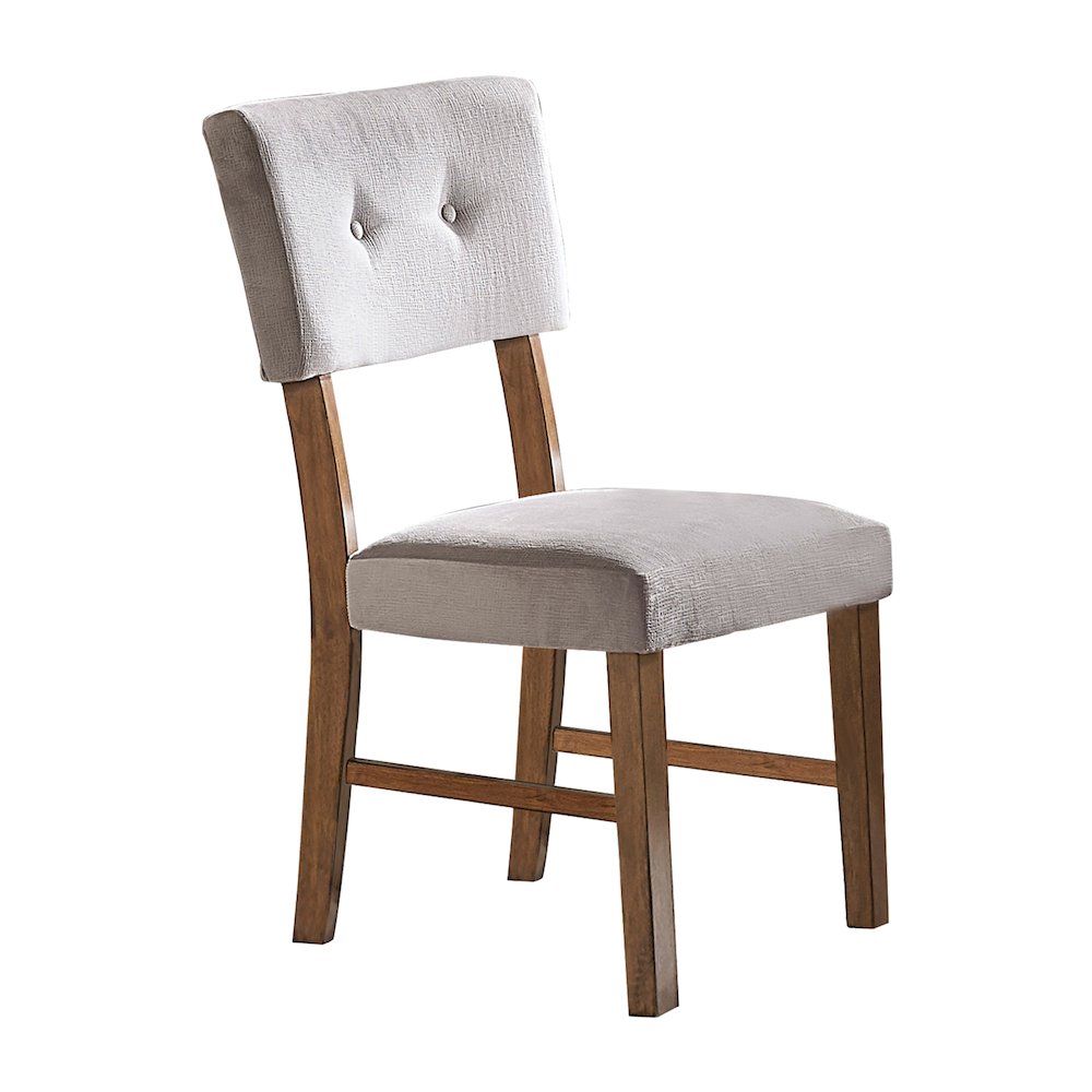 Edam Wood Dining Room Side Chair, set of 2 in Gray. Picture 1