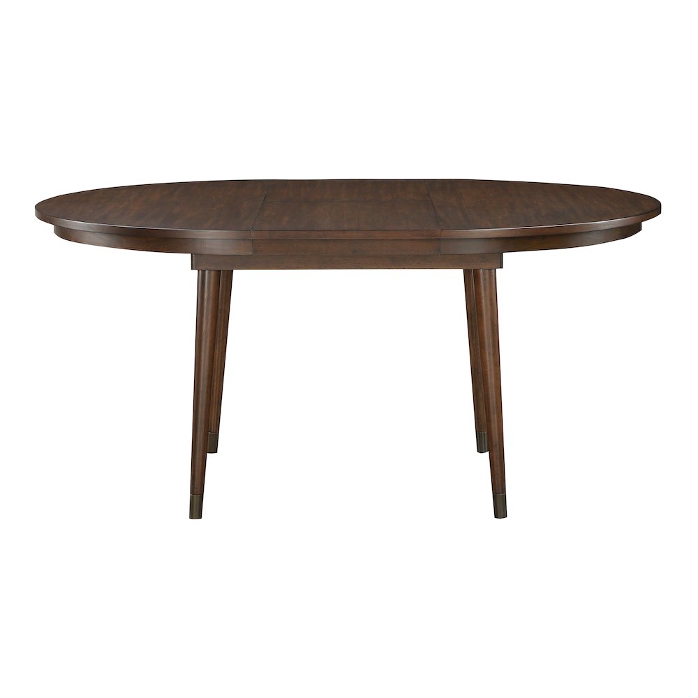 Clive Asian Hardwood Dining Table in Cherry. Picture 5