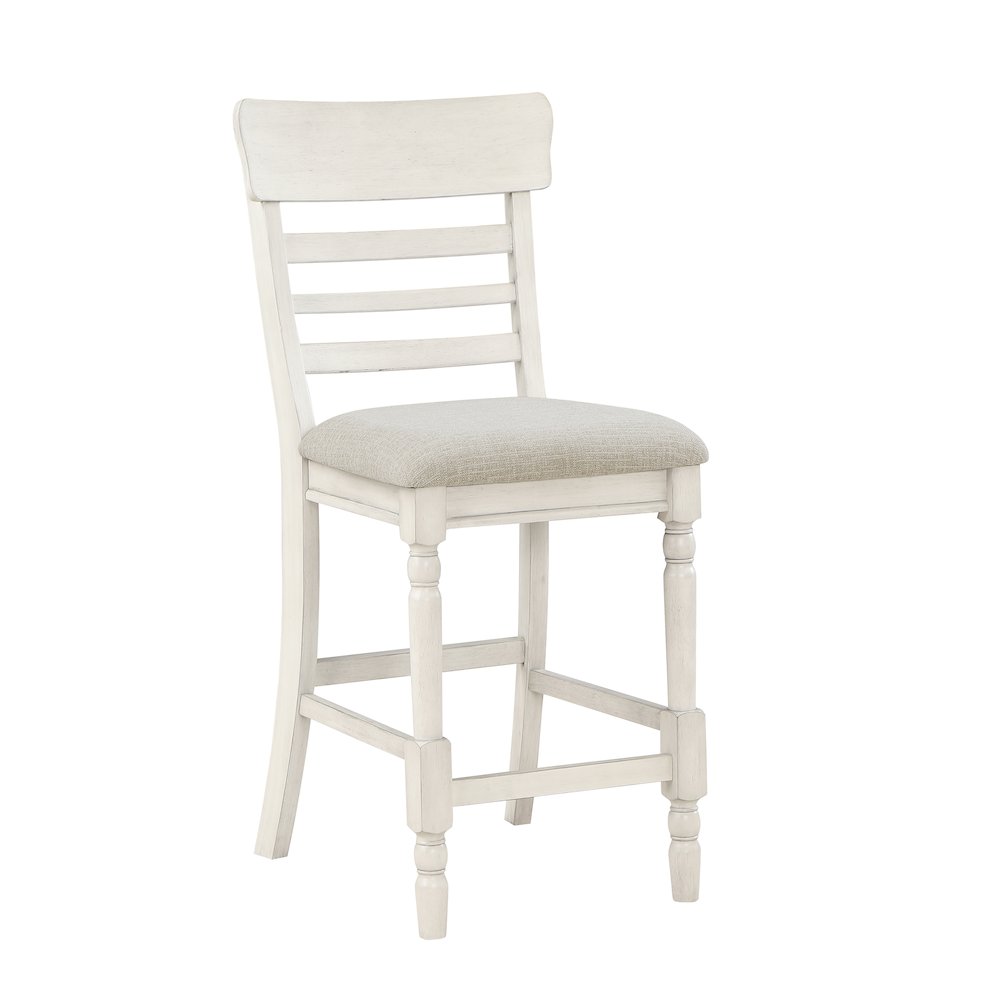 Alburgh Textured Counter Height Chair, set of 2 in Light gray. Picture 1