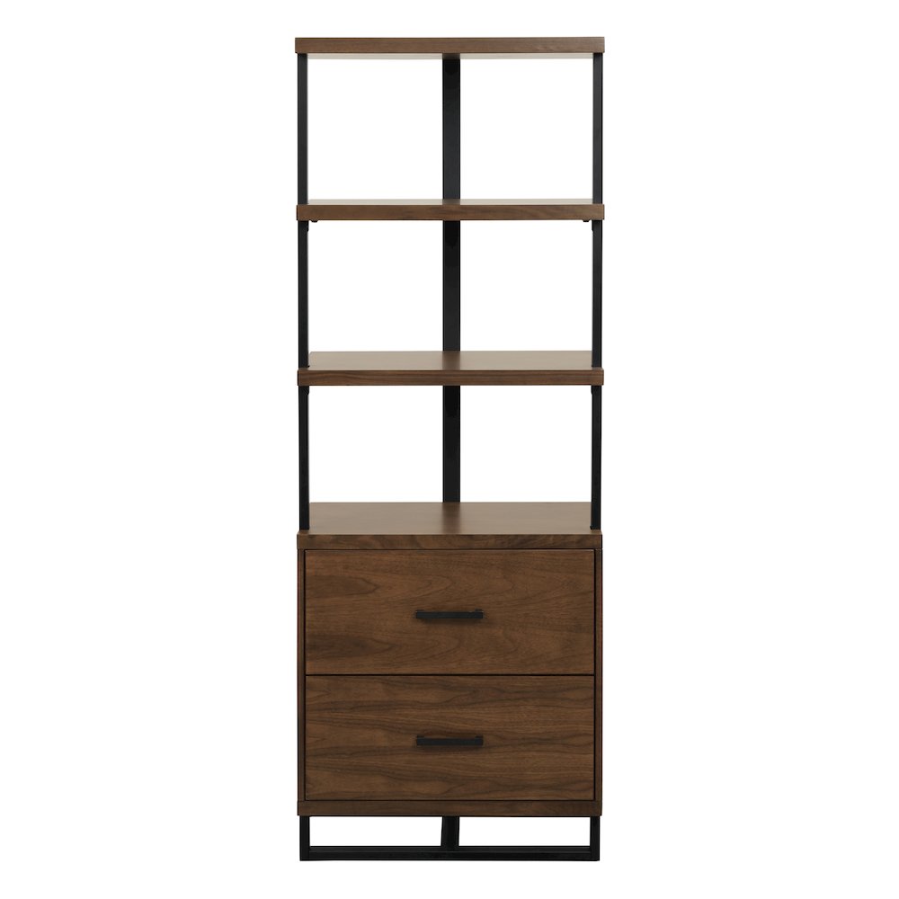 Sedley Rubberwood Side Pier in Walnut. Picture 3