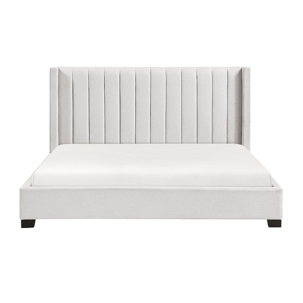 Emerson Textured California King Bed in a Box in Beige. Picture 6