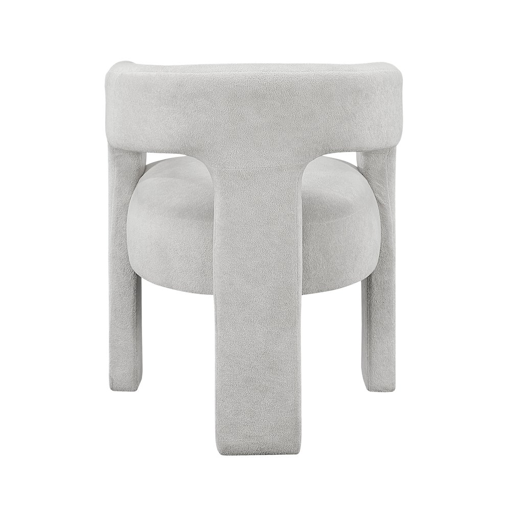 Marais Boucle Dining Chairs, Set of 2 in Light Gray. Picture 4