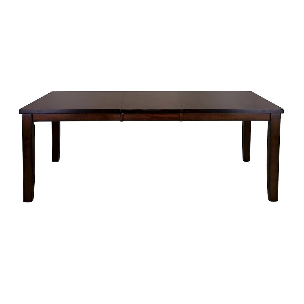 Mantello Wood Dining Room Table in Cherry Finish. Picture 3