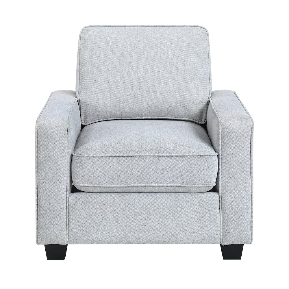 Gael Textured Chair in Gray. Picture 5