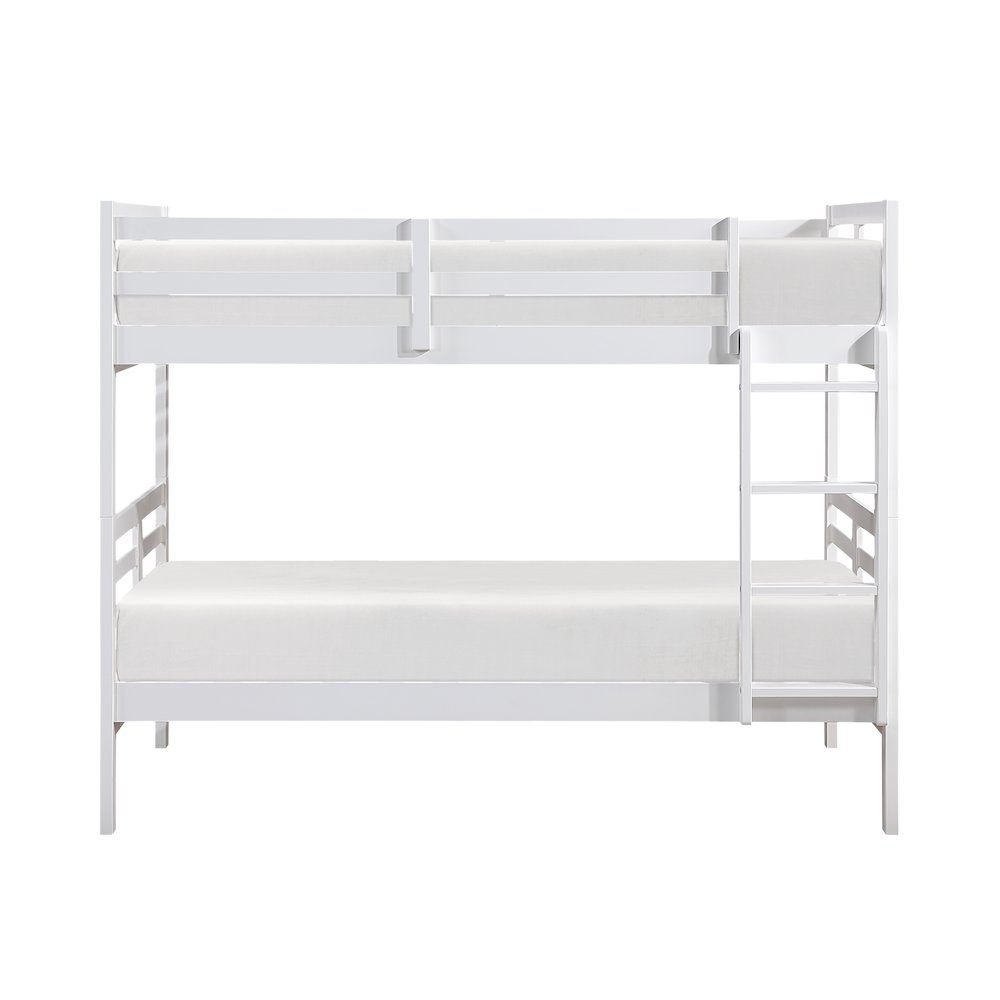 Darden Pine Twin/Twin Bunk Bed in White. Picture 3